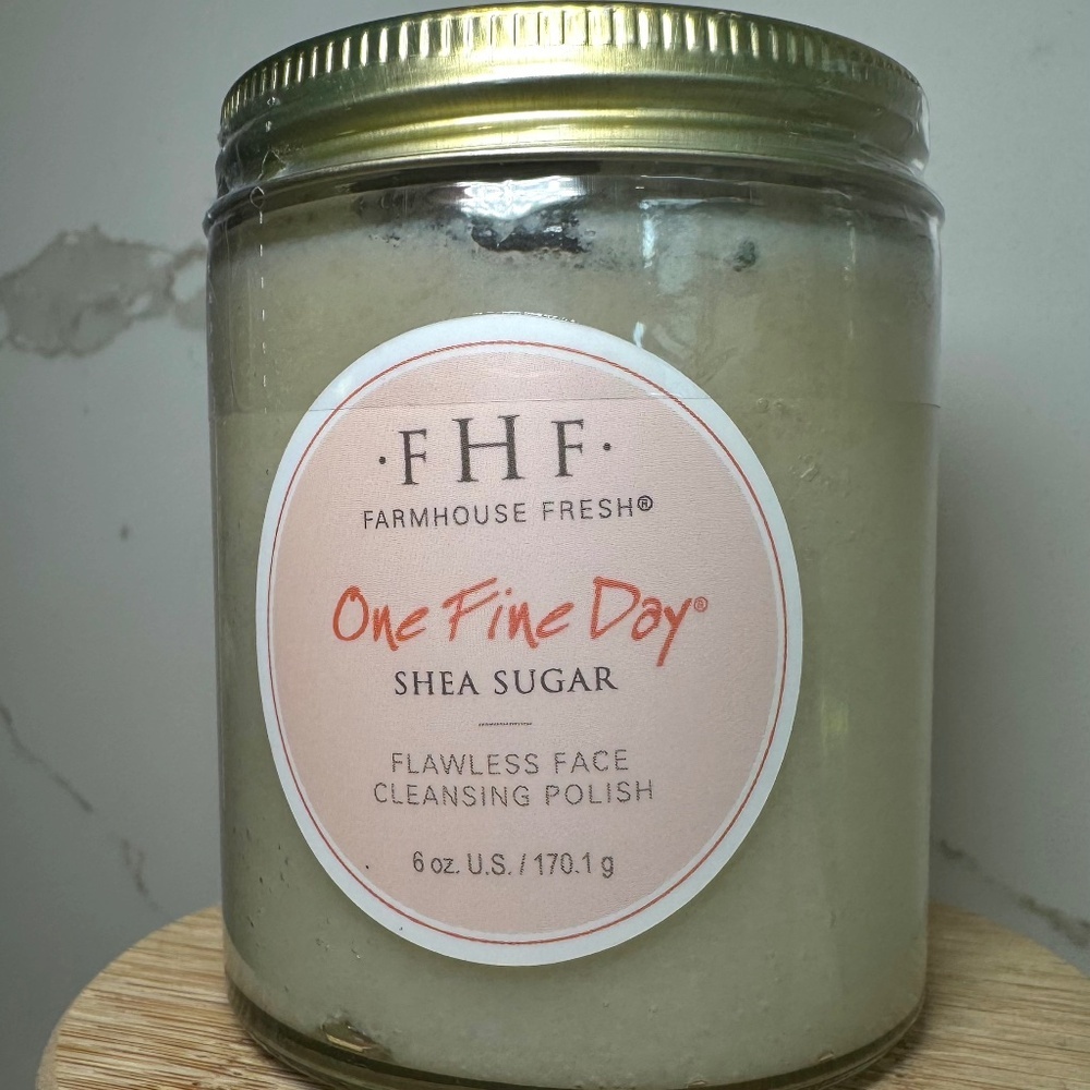 NWT FarmHouse Fresh One Fine Day Shea Sugar Flawless Face Cleansing Polish 6oz - Picture 1 of 3